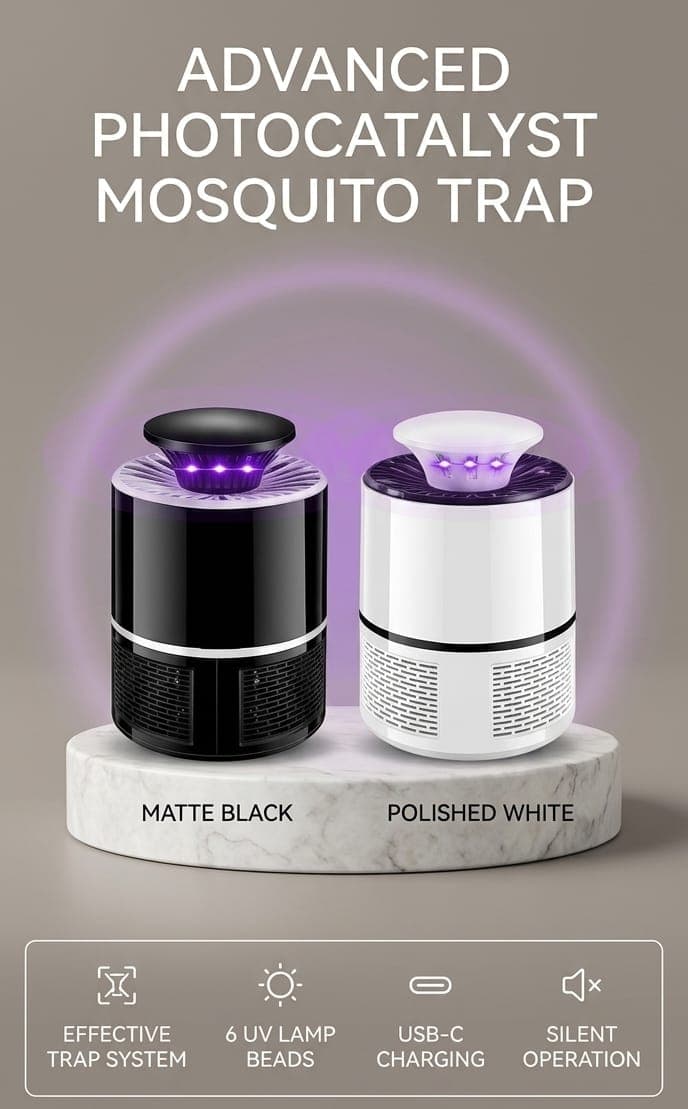 Smart LED Fly & Mosquito Trap Device